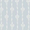 Bow Peep Dusky Blue Wallpaper