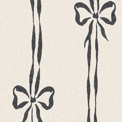 Bow Peep Charcoal Wallpaper