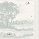 Zephyr Duck Egg Stripe Wallpaper