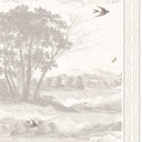 Zephyr Taupe Stripe Wallpaper