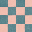 Battenberg Coral Teal Wallpaper