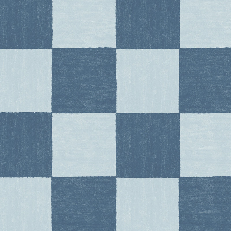 Battenberg Denim Blue Wallpaper
