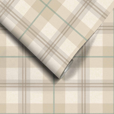 Tartanowski Oat Latte Wallpaper
