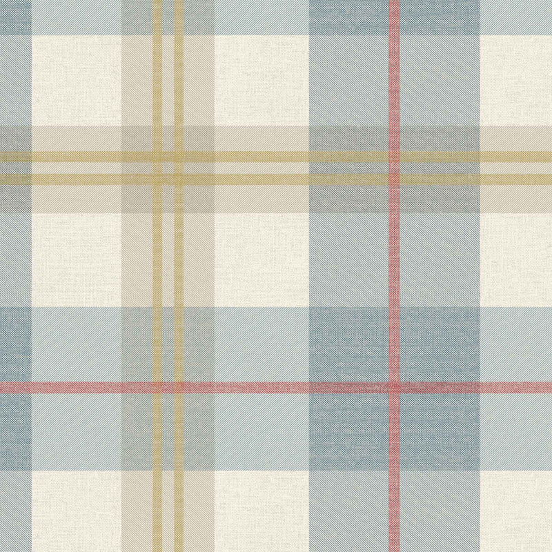 Tartanowski Denim Blue Wallpaper