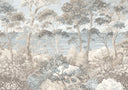 Cote D'Azur Celeste Blue Mural