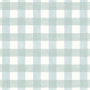 Vichy Check Duck Egg Wallpaper