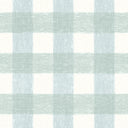 Vichy Check Duck Egg Wallpaper