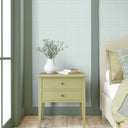 Vichy Check Duck Egg Wallpaper