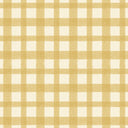 Buffalo Plaid Amber Linen Fabric