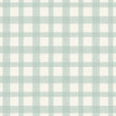 Buffalo Plaid Eau de Nil Linen Fabric