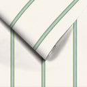 Ziggy Stripe Verdigris Wallpaper