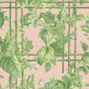 Verdant Trellis Pistachio Blush Wallpaper