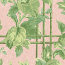 Verdant Trellis Pistachio Blush Wallpaper
