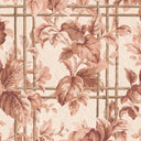 Verdant Trellis Salmon Wallpaper