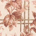 Verdant Trellis Salmon Wallpaper