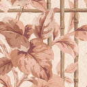 Verdant Trellis Salmon Wallpaper