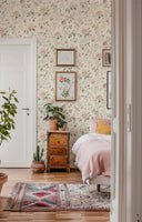 Peonia Cream Wallpaper