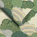 Fernshaw Evergreen Wallpaper