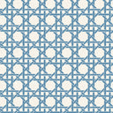 Rattan Indigo Wallpaper