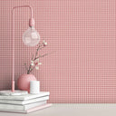 Rattan Rose Red Wallpaper