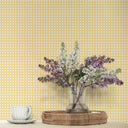 Rattan Golden Yellow Wallpaper