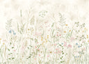 The Quiet Meadow Double Cream Mural