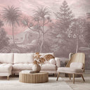 Sunrise Pink Ready Made Mural