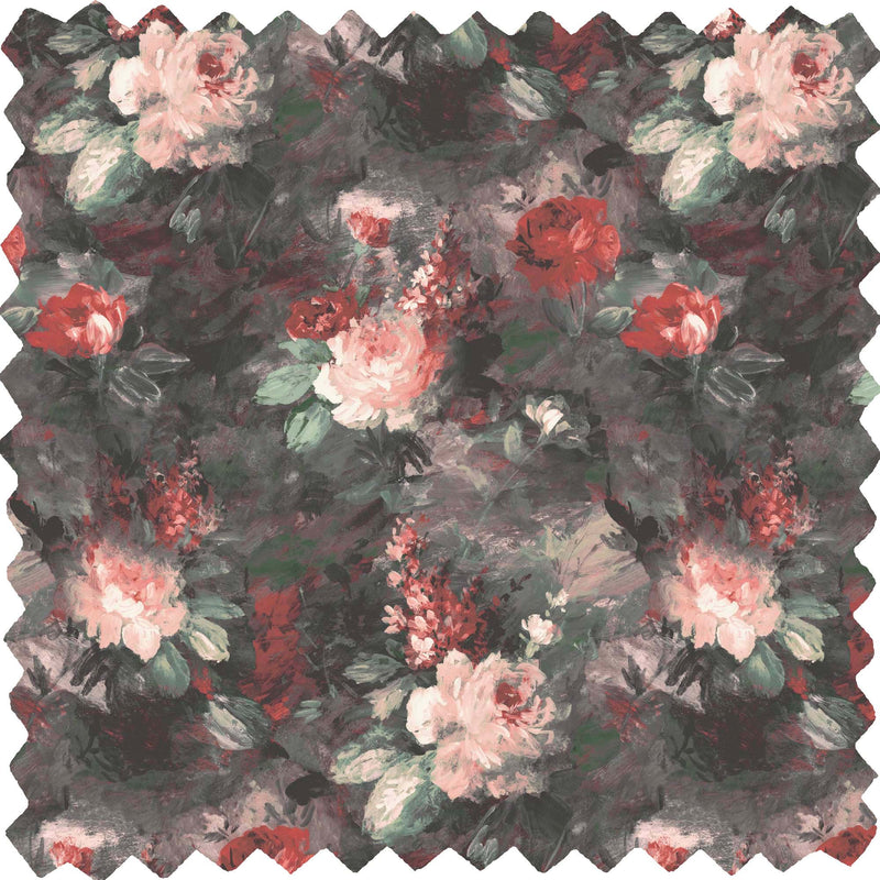 Ditsy Ava Marika Blush/Rouge Linen Fabric