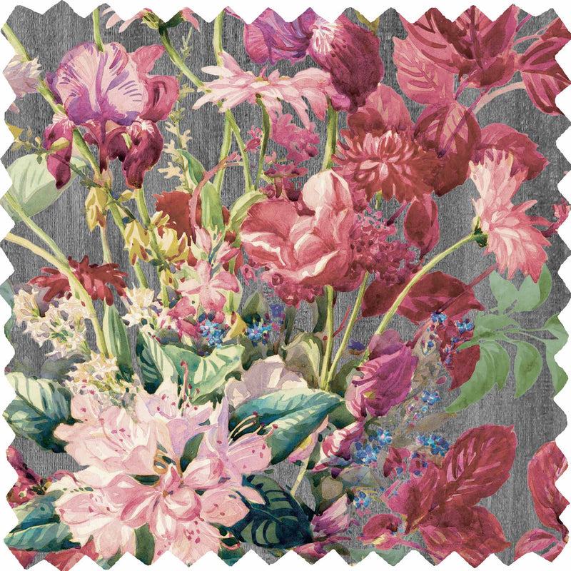 Eunoia Floral Velvet Fabric