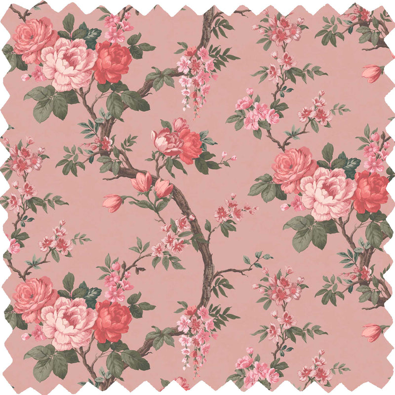 Ditsy Floral Old Rose Velvet Fabric