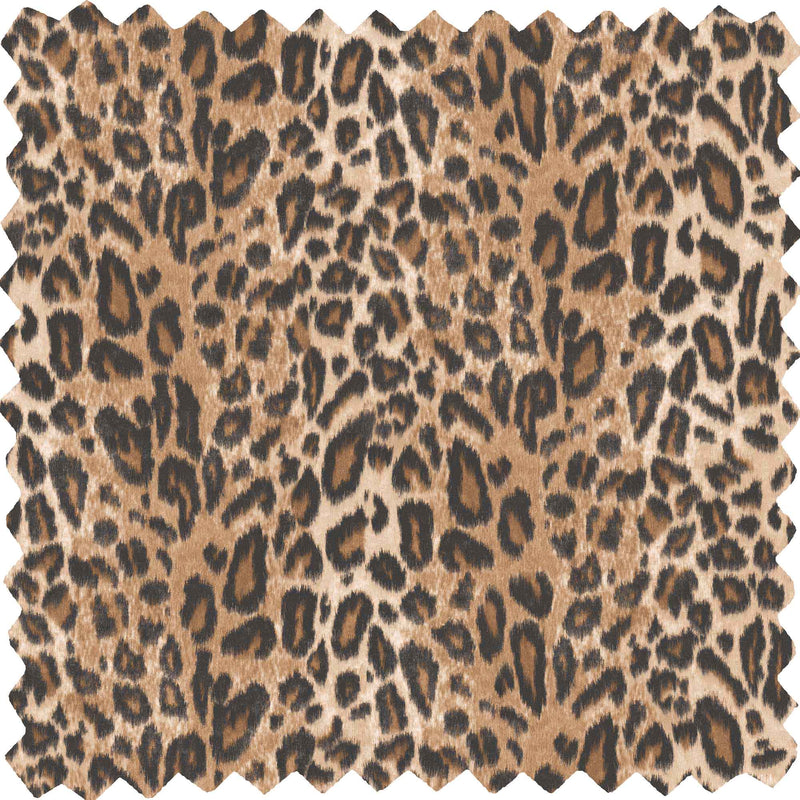 Rapture in True Leopard Linen Fabric