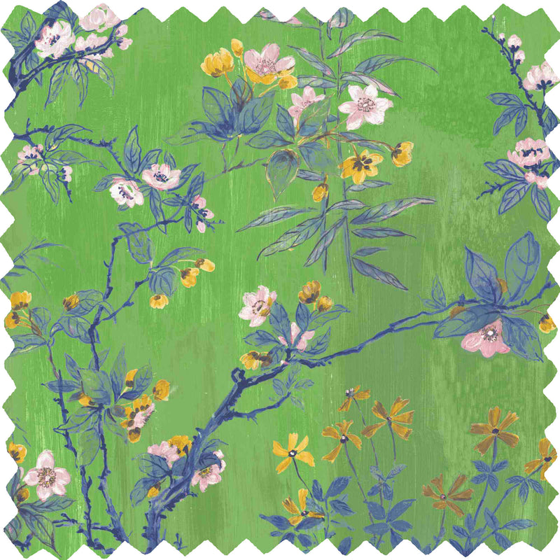 Rivington Lush Green Velvet Fabric
