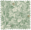 Busy Bee Moss Green Velvet Fabric