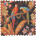 Parrot Talk Terracotta Sunset Velvet Fabric