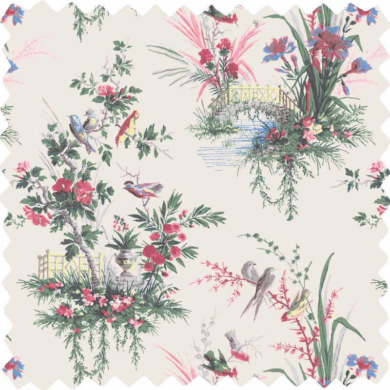 Magical Garden in Linen Fabric