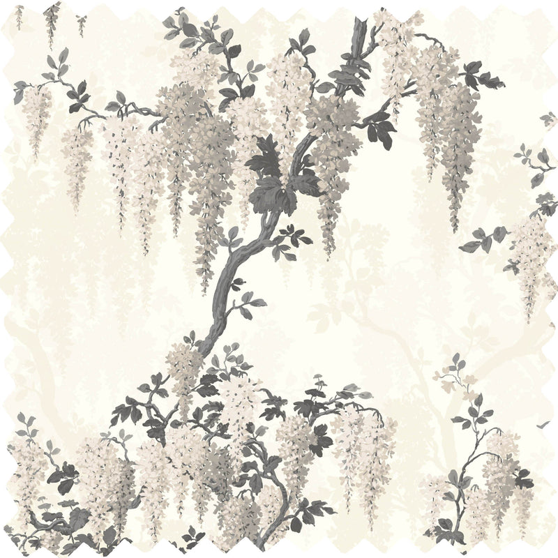 Wisteria Taupe Velvet Fabric