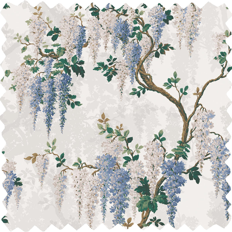 Wisteria Cornflower Linen Fabric