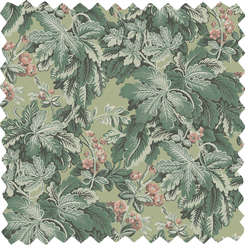 Avar Bracken Green Velvet Fabric