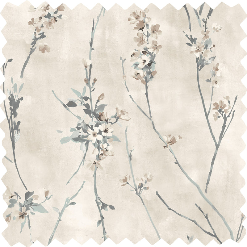 Blossom Cream Velvet Fabric