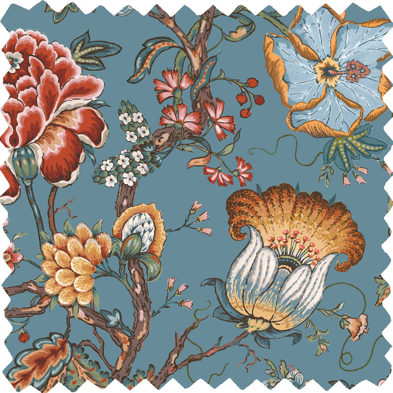 Arcadia Mallard Linen Fabric