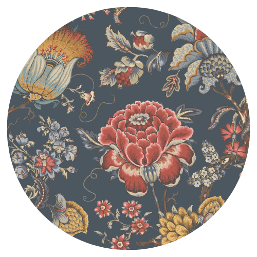 Arcadia Midnight Velvet Fabric