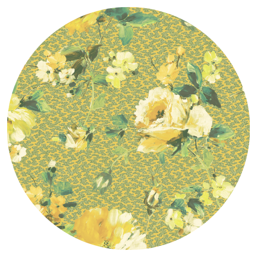 Lancashire Rose Lime Velvet Fabric