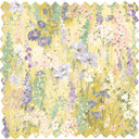 Wilderness Lemon Burst Velvet Fabric