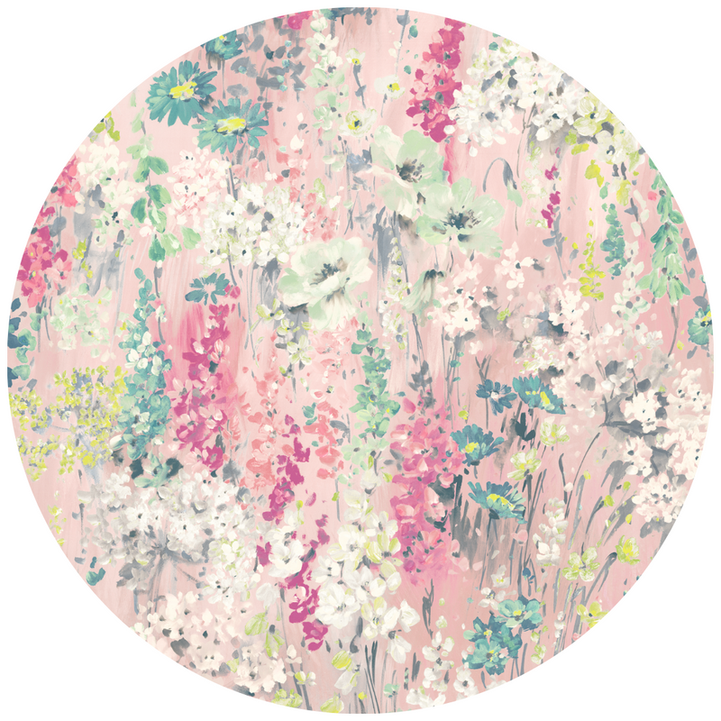 Wilderness Shell Pink Linen Fabric