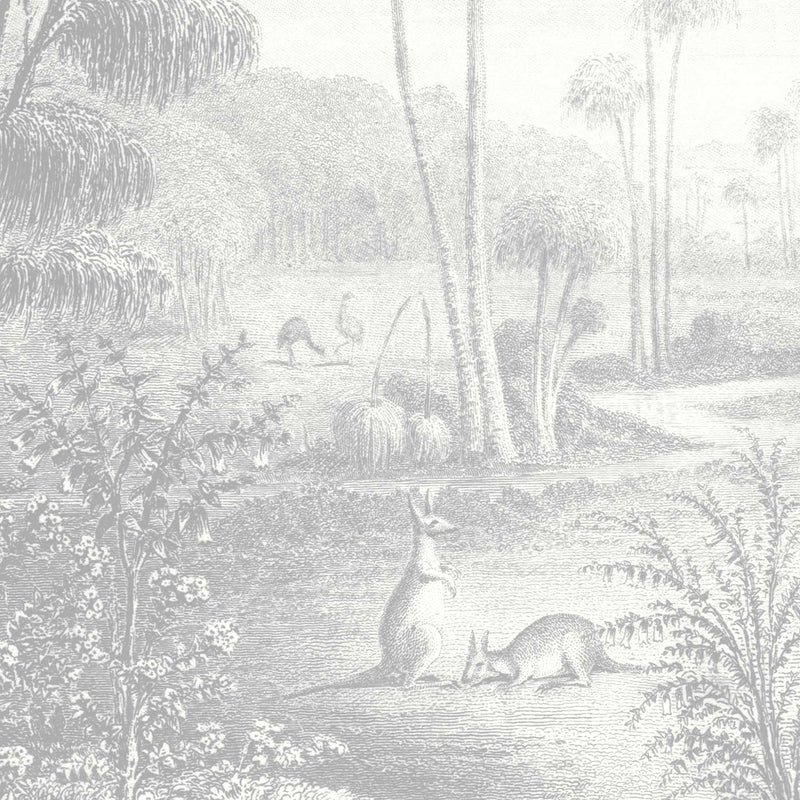 Skippy Grey Mural