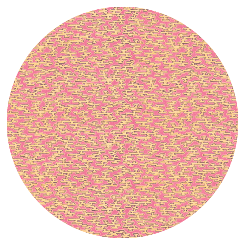 Rubigo Rhubarb Pink Linen Fabric