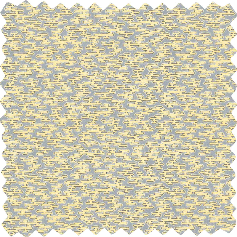 Rubigo Lemon Steel Linen Fabric