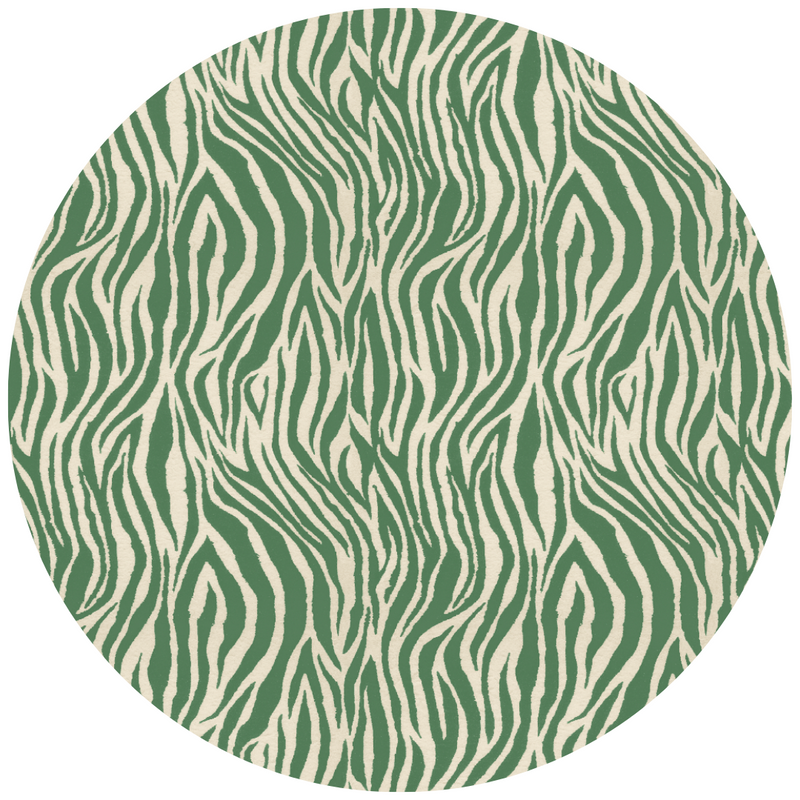 Debra Zebra Forest Velvet Fabric