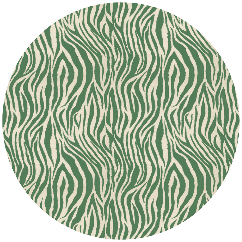 Debra Zebra Forest Linen Fabric