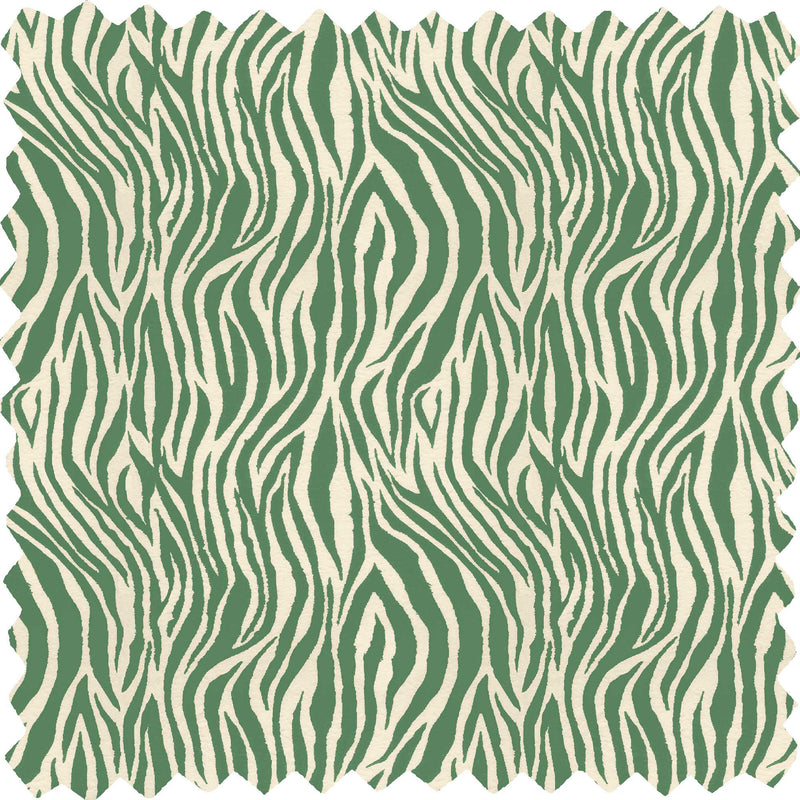 Debra Zebra Forest Velvet Fabric